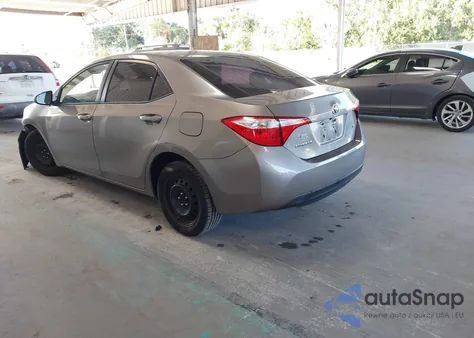 2015 Toyota Corolla Le из США, поврежденный, VIN 5YFBURHE9FP289699